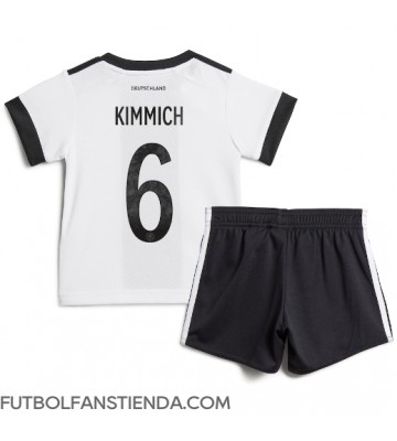 Alemania Joshua Kimmich #6 Primera Equipación Niños Mundial 2022 Manga Corta (+ Pantalones cortos)